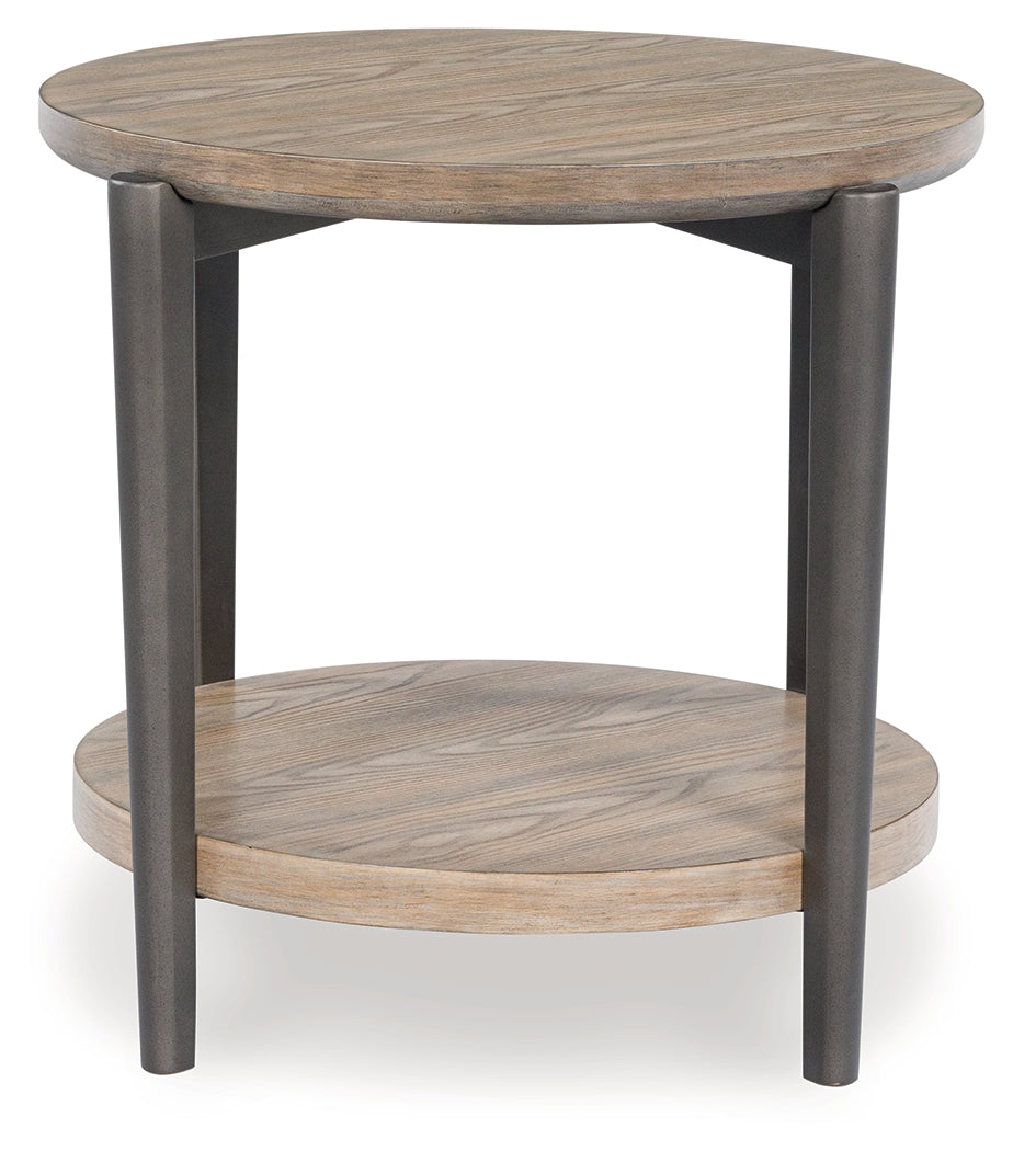 Dyonton Light Grayish Brown End Table from Ashley - Luna Furniture