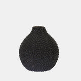 Ec, Gloss Black Spiked Ceramic Vase 8" from Sagebrook Home - Luna Furniture