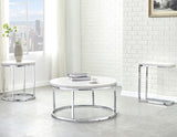 Echo 3-Piece Marble Top Set(Cocktail & 2 End Tables) from Steve Silver - Luna Furniture