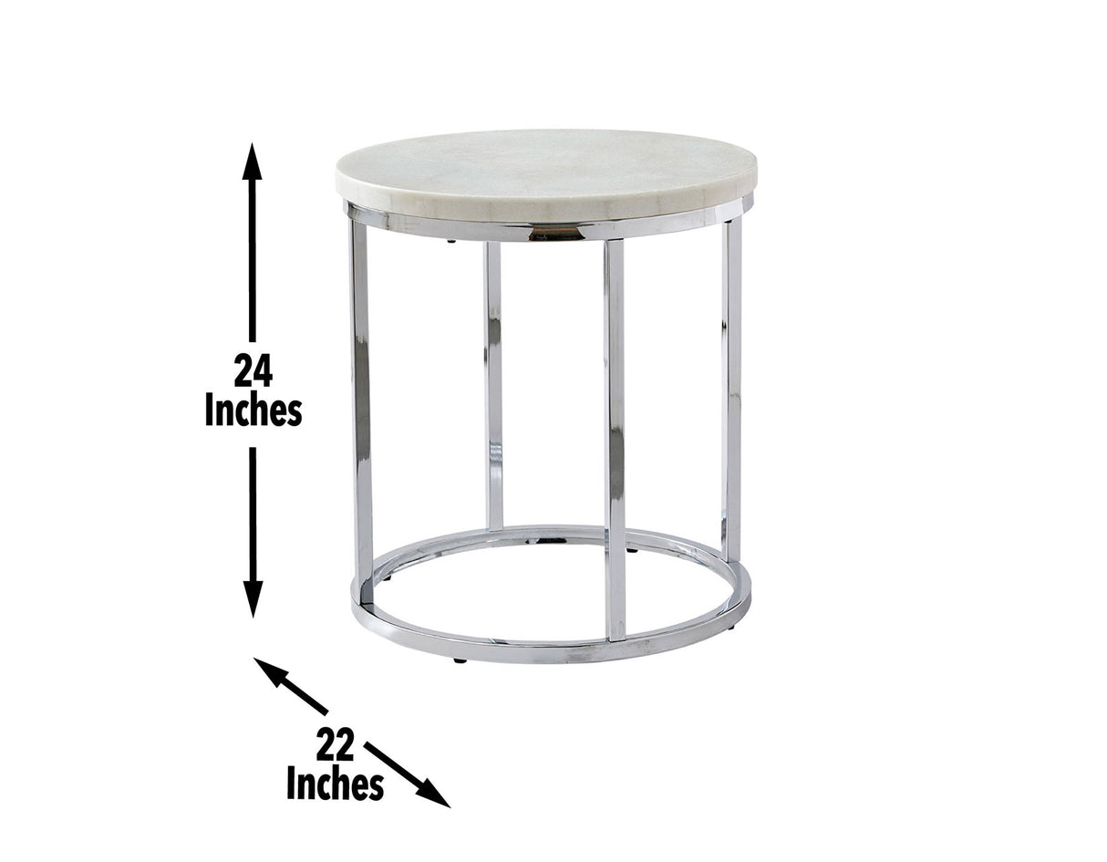 Echo 3-Piece Marble Top Set(Cocktail & 2 End Tables) from Steve Silver - Luna Furniture