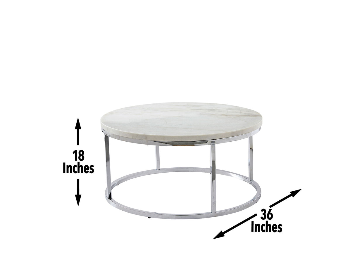 Echo 3-Piece Marble Top Set(Cocktail & 2 End Tables) from Steve Silver - Luna Furniture