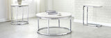 Echo 3-Piece Marble Top Set(Cocktail & 2 End Tables) from Steve Silver - Luna Furniture