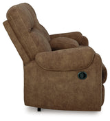 Edenwold Brindle Reclining Loveseat with Console from Ashley - Luna Furniture