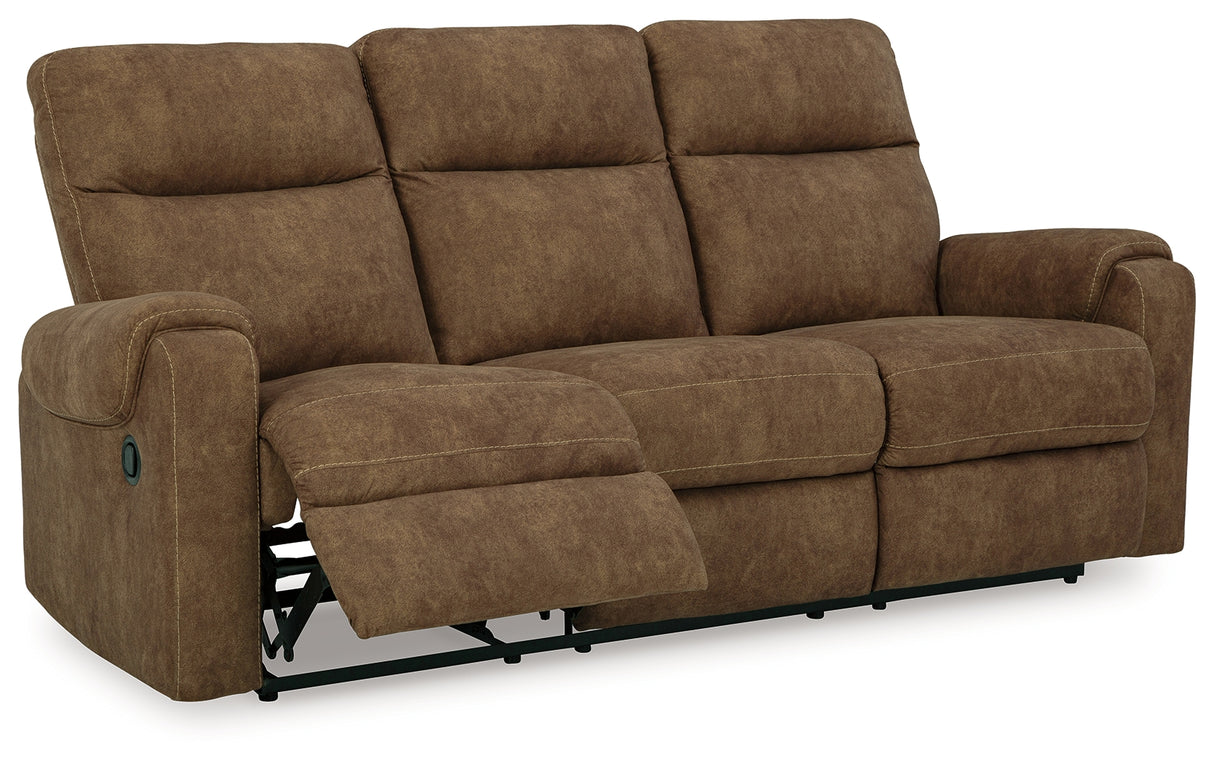 Edenwold Sofa, Loveseat and Recliner in Brindle from Ashley - Luna Furniture