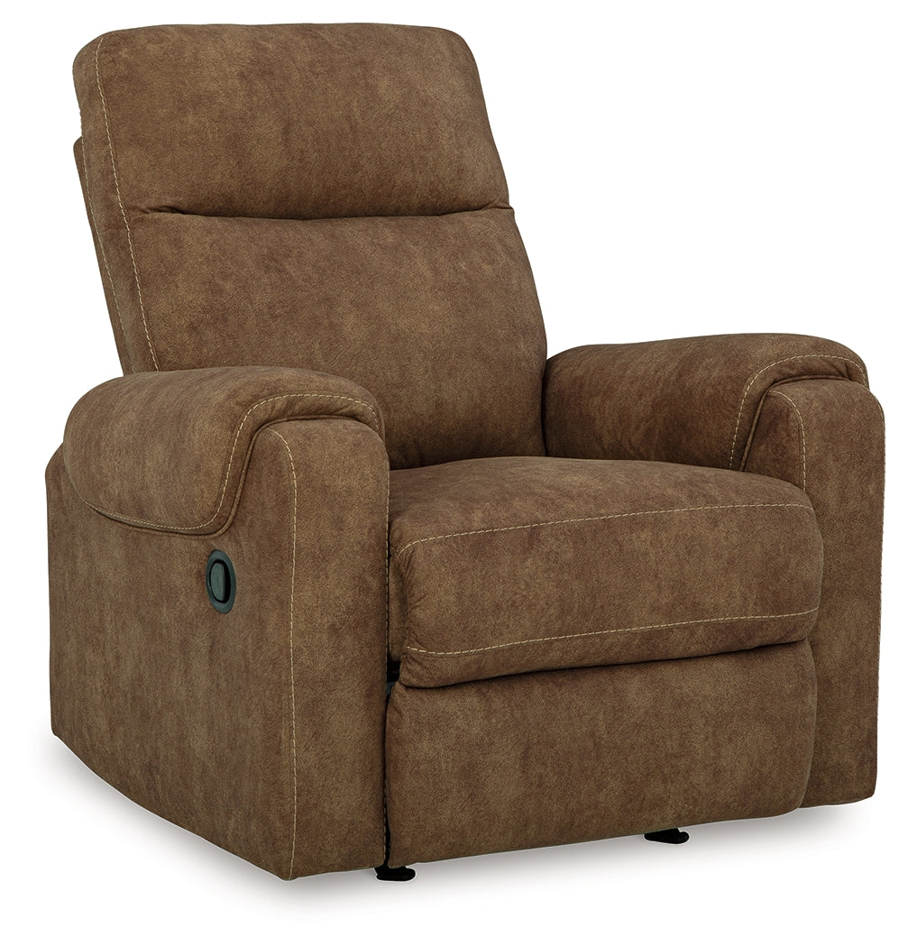 Edenwold Sofa, Loveseat and Recliner in Brindle from Ashley - Luna Furniture