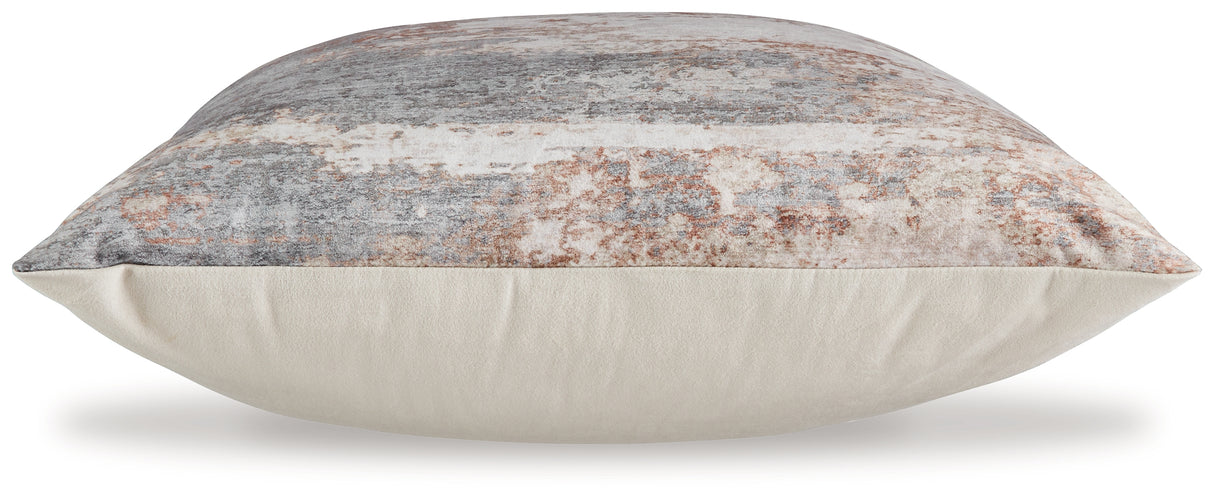 Edinfielders Cream/Gray/Rust Pillow - A1001094P