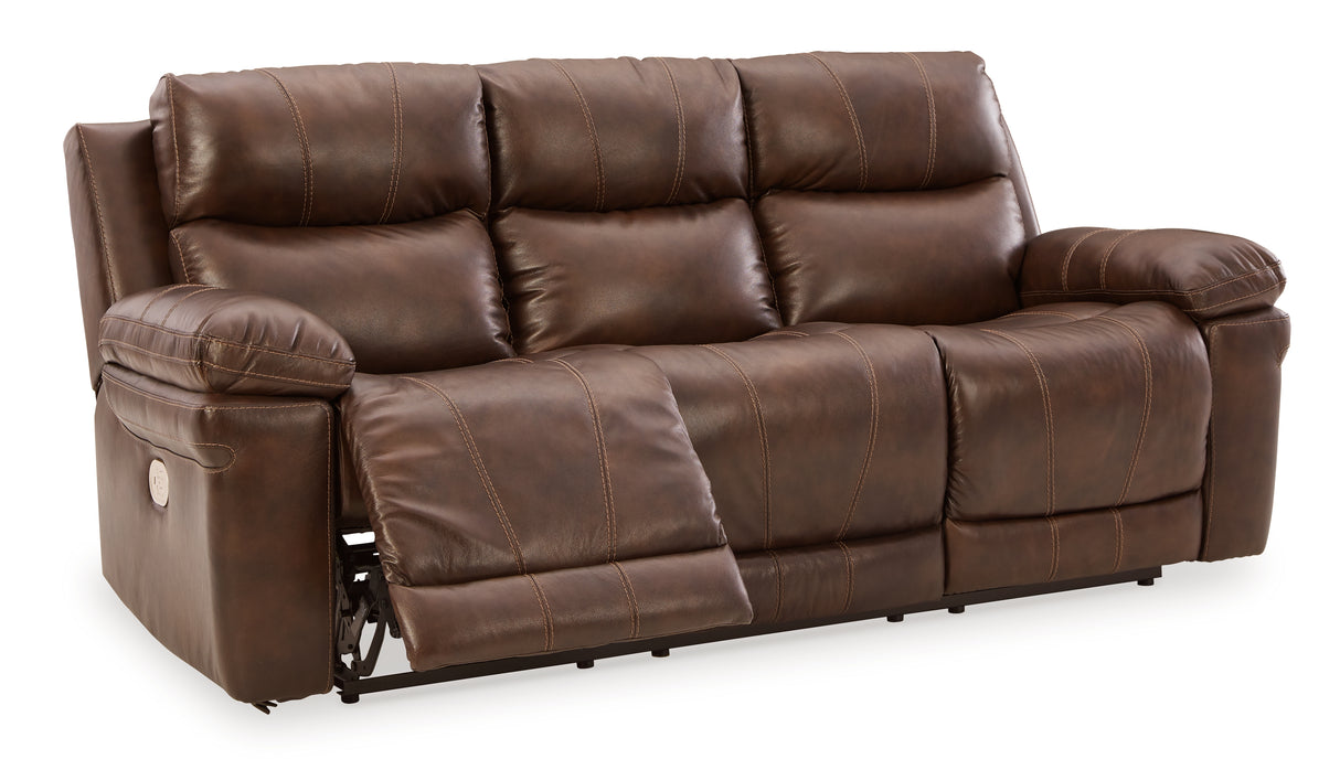 Edmar Sofa, Loveseat and Recliner in Chocolate - PKG011051