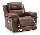 Edmar Sofa, Loveseat and Recliner in Chocolate - PKG011051