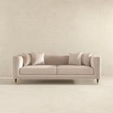 Edward Sofa (Light Cream Velvet) - SOF02106301