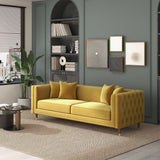 Edward Sofa (Mustard Velvet) - SOF02106302