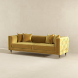 Edward Sofa (Mustard Velvet) - SOF02106302