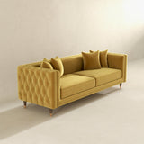 Edward Sofa (Mustard Velvet) - SOF02106302