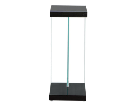 Elaina Chair Side End Table, Glossy Black from Steve Silver - Luna Furniture