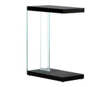 Elaina Chair Side End Table, Glossy Black from Steve Silver - Luna Furniture