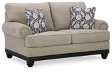 Elbiani Sofa, Loveseat, Chair and Ottoman in Alloy - PKG015047