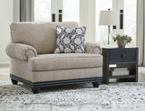 Elbiani Sofa, Loveseat, Chair and Ottoman in Alloy - PKG015047