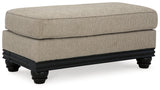 Elbiani Sofa, Loveseat, Chair and Ottoman in Alloy - PKG015047