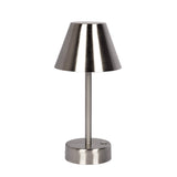 Elegance Rechargeable LED Table Lamp Brushed Nickel LED Touch Switch - TBL03700401