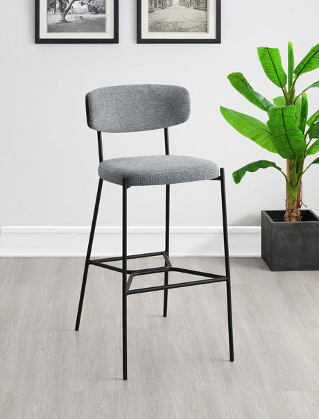 Elison Pub Height Bar Stool Grey (Set of 2) from Coaster - Luna Furniture