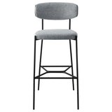 Elison Pub Height Bar Stool Grey (Set of 2) from Coaster - Luna Furniture