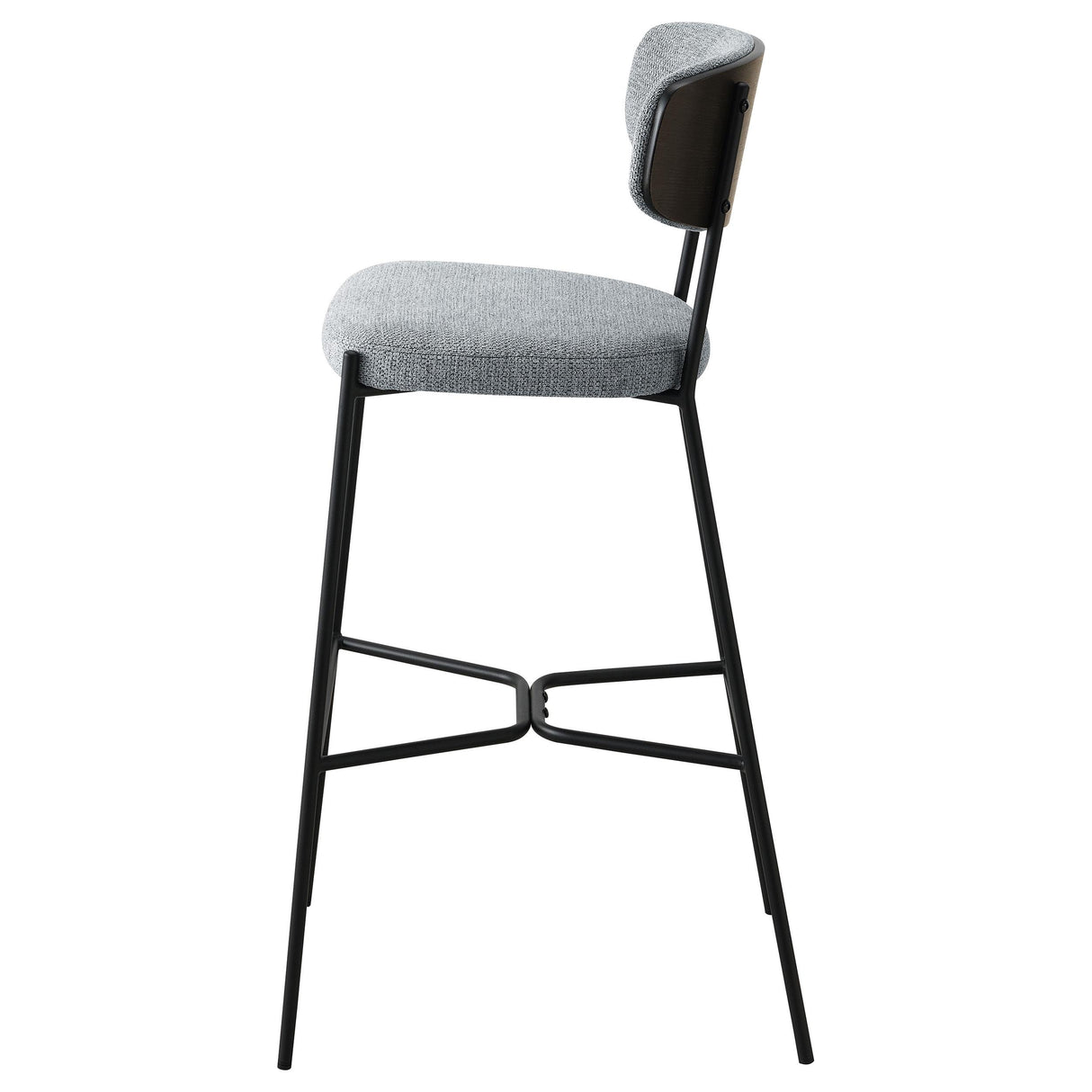 Elison Pub Height Bar Stool Grey (Set of 2) from Coaster - Luna Furniture