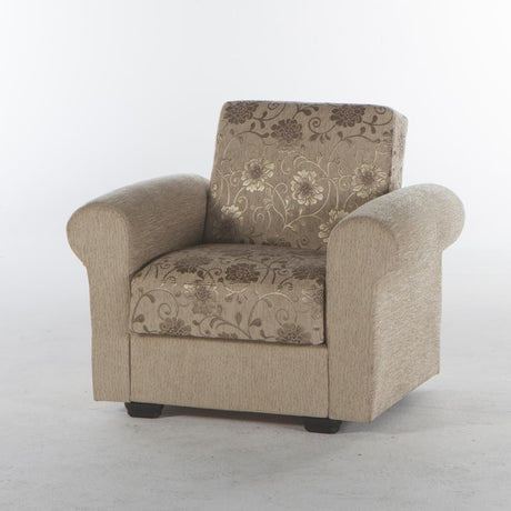 Elita S Armchair (Yasemin Beige) 2 Pieces - 10-ELI-DP08A-01-0