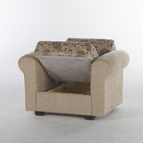 Elita S Armchair (Yasemin Beige) 2 Pieces - 10-ELI-DP08A-01-0