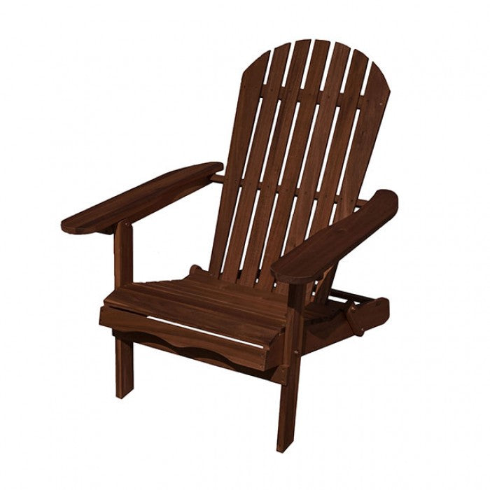 Elk Dark Brown Adirondrack Chair from Furniture of America - Luna Furniture