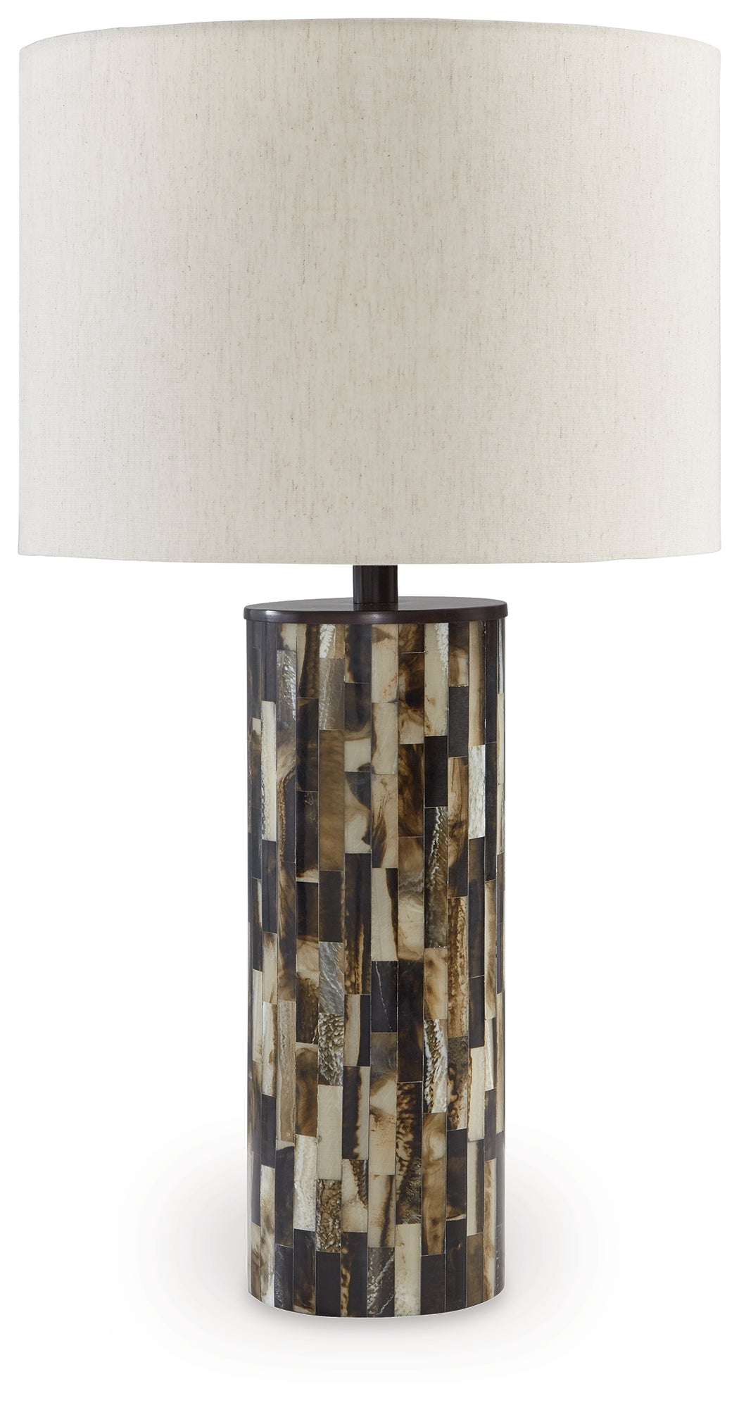 Ellford 2-Piece Table Lamp Set in Black/Brown/Cream from Ashley - Luna Furniture