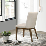 Elmwood Beige Fabric Dining Chair (Set Of 2) - DCH00402801