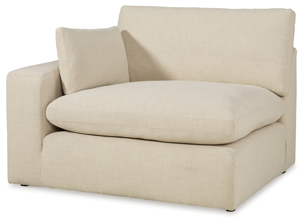 Elyza 2-Piece Sectional with Ottoman in Linen - PKG012963