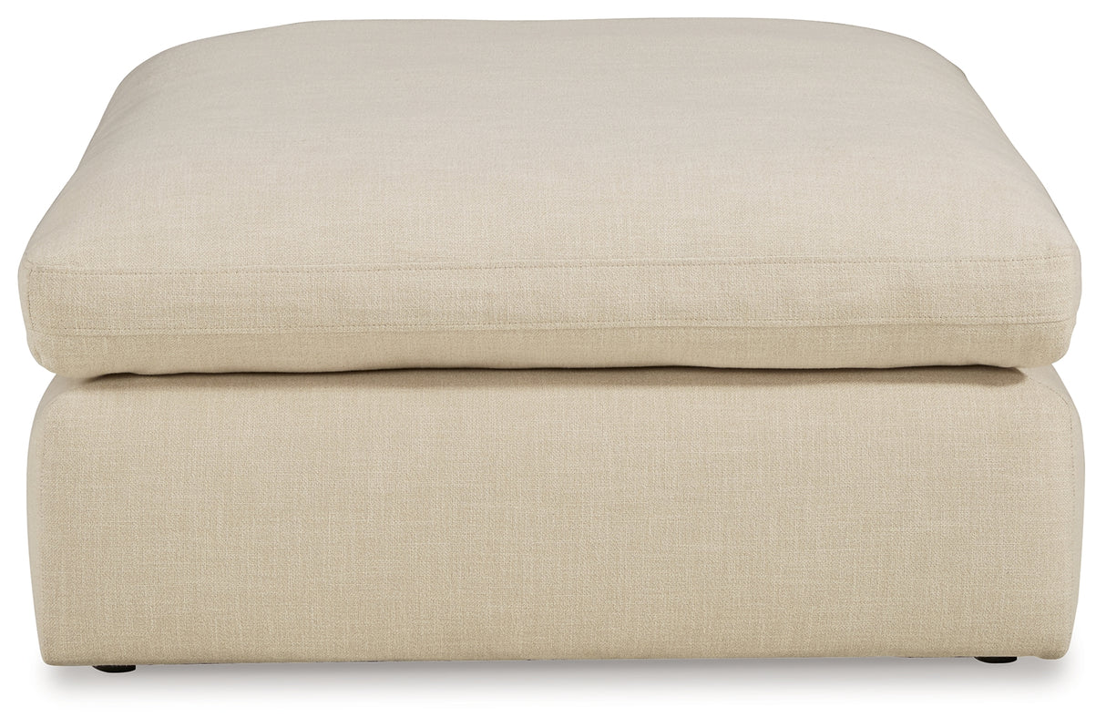 Elyza 2-Piece Sectional with Ottoman in Linen - PKG012963