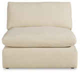 Elyza 3-Piece Sectional with Ottoman in Linen - PKG012966