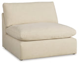 Elyza 3-Piece Sectional with Ottoman in Linen - PKG012966