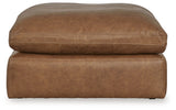 Emilia 4-Piece Sectional with Ottoman in Caramel - PKG015081