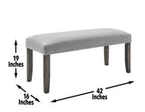 Emily Backless Bench - EM500BN