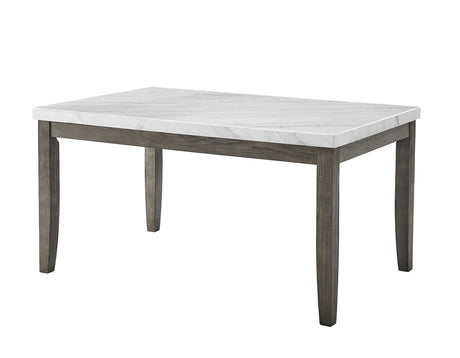 Emily White Marble Top Dining Table - EM500WT