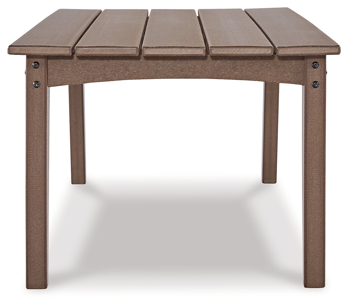 Emmeline Outdoor Coffee Table with 2 End Tables in Brown - PKG013850