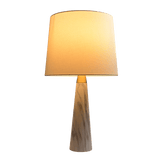 Enclave Hydro Black Table Lamp with On/Off Switch Faux Marble Base Fabric Shade - TBL03700501