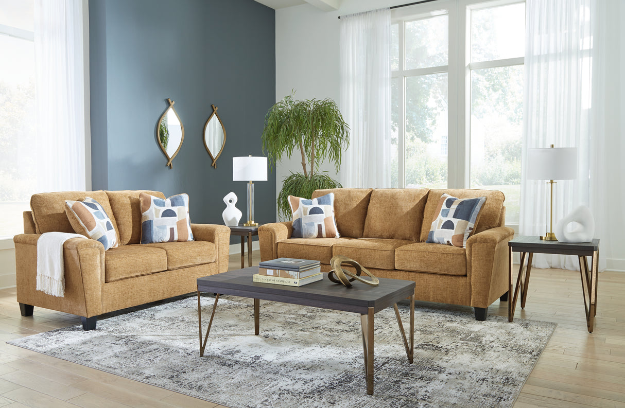 Erinslane Honey Living Room Set from Ashley - Luna Furniture