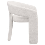 Eudora Boucle Upholstered Dining Side Chair Cream from Coaster - Luna Furniture