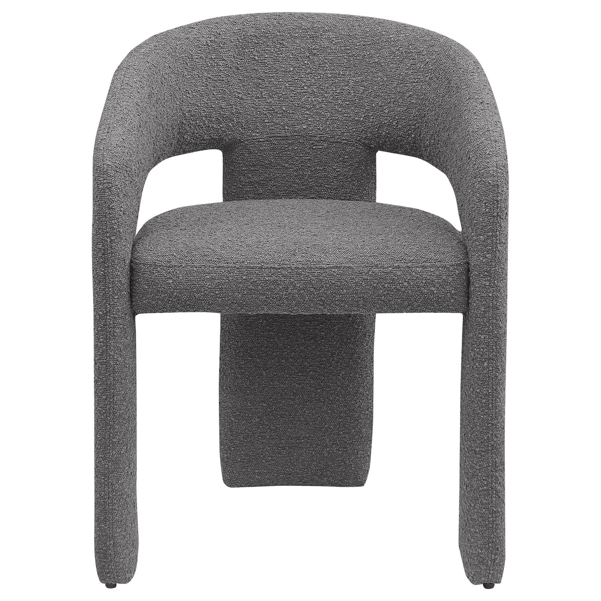 Eudora Boucle Upholstered Dining Side Chair Grey from Coaster - Luna Furniture