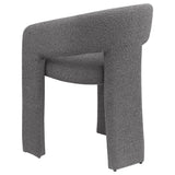 Eudora Boucle Upholstered Dining Side Chair Grey from Coaster - Luna Furniture