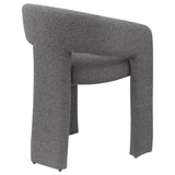 Eudora Boucle Upholstered Dining Side Chair Grey from Coaster - Luna Furniture