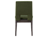 Evan 6-Piece 78-96-inch Table Set with Green Velvet Chairs from Steve Silver - Luna Furniture