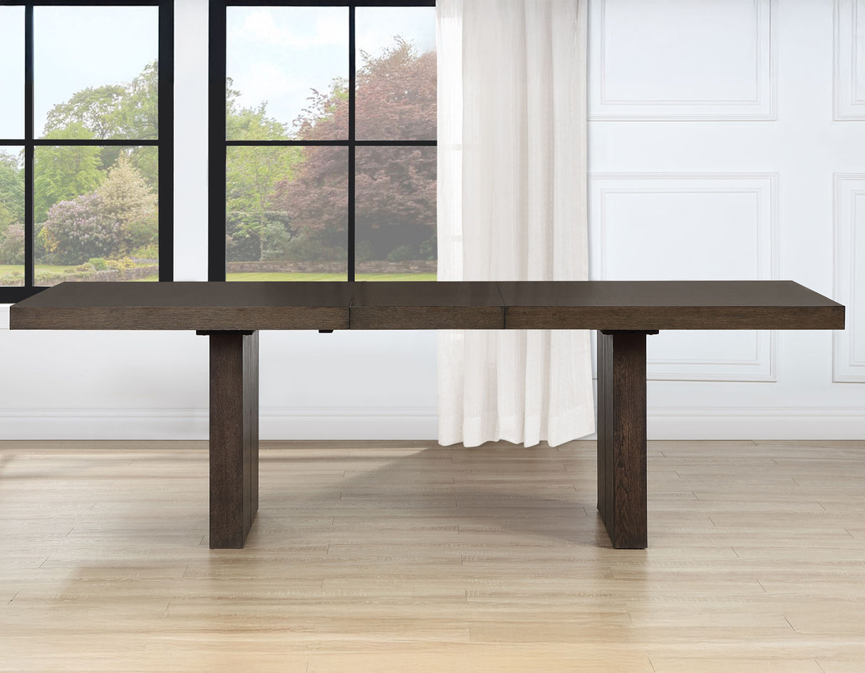 Evan 78-96 inch Dining Table with 18″ Leaf from Steve Silver - Luna Furniture