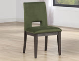 Evan Green Velvet Side Chair from Steve Silver - Luna Furniture