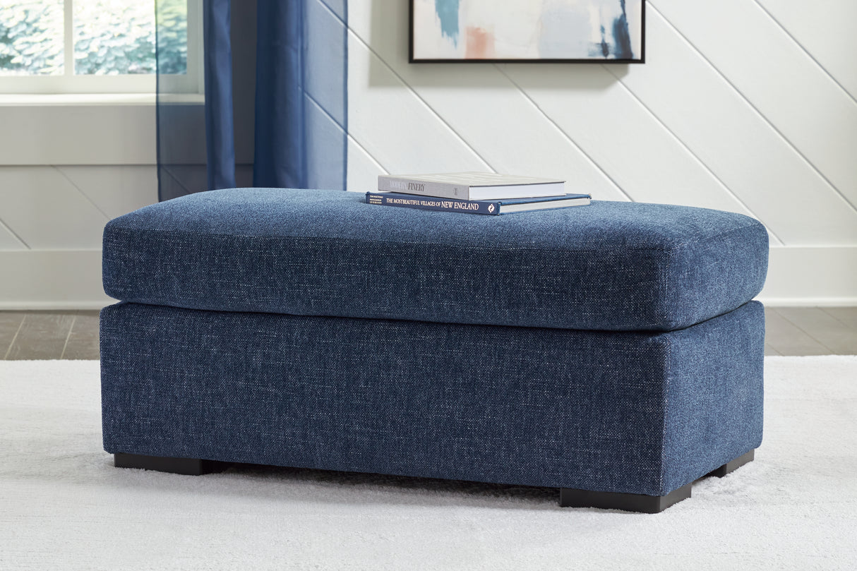 Evansley Navy Ottoman - 5450214