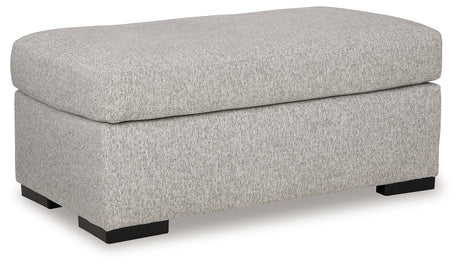 Evansley Pewter Ottoman - 5450314