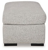 Evansley Pewter Ottoman - 5450314